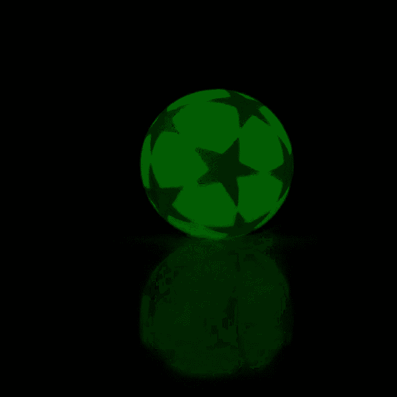 Pelotas saltarinas neón Brillan en la oscuridad - Image 2