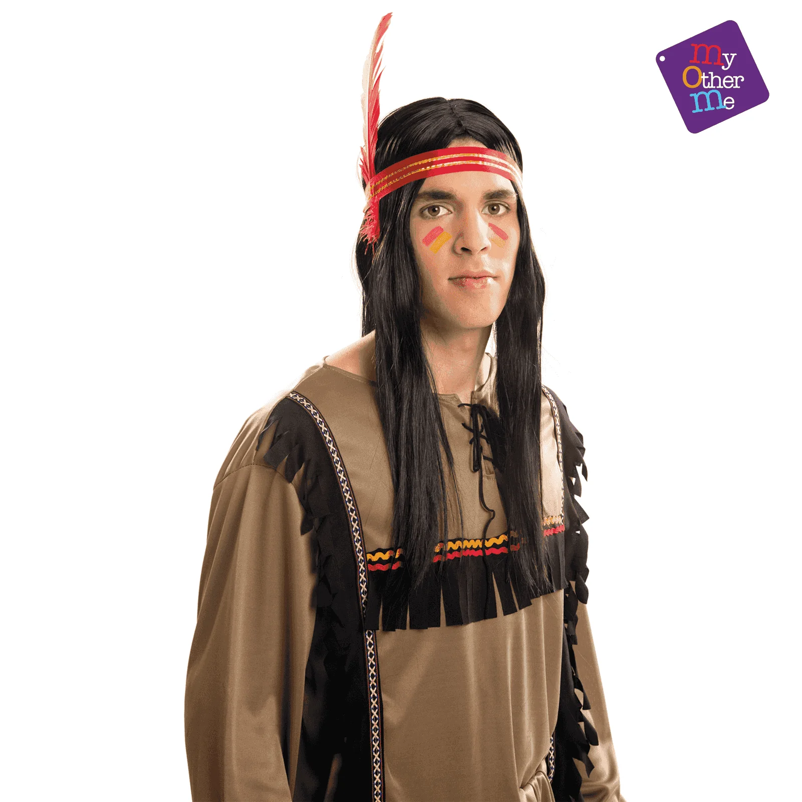 Peluca Indio para disfraz