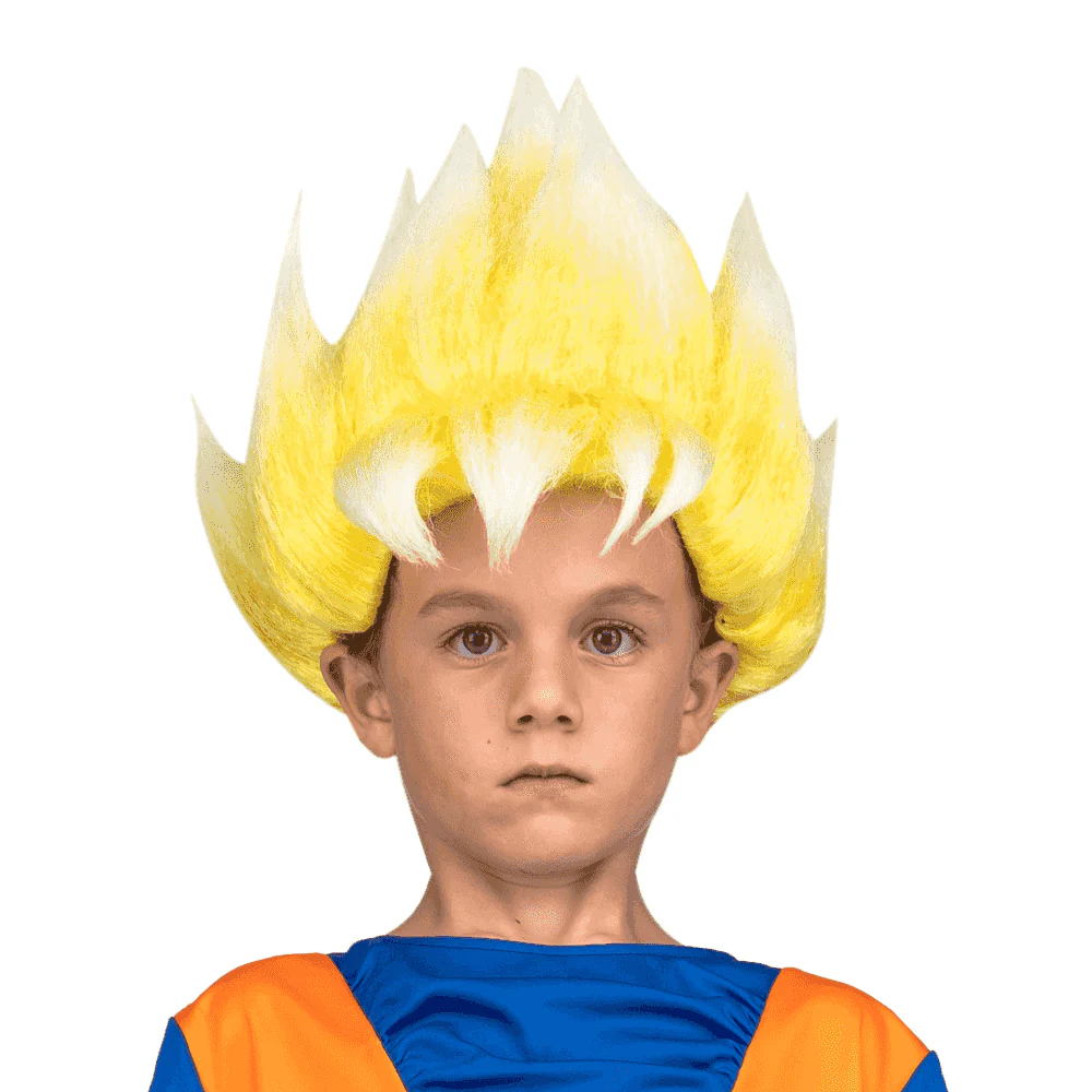 Peluca Saiyan goku para disfraz