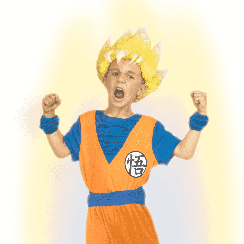Peluca Saiyan goku para disfraz - Image 5