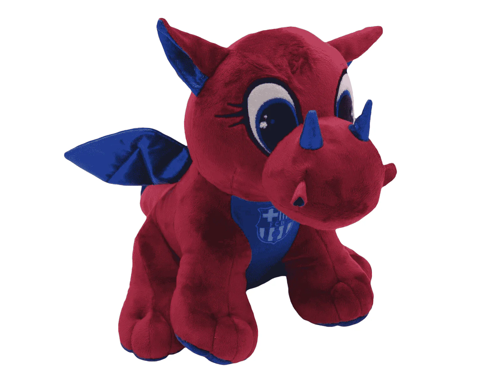 Peluche Dragón FC Barcelona 25 cm Suave con Escudo Oficial - Image 2