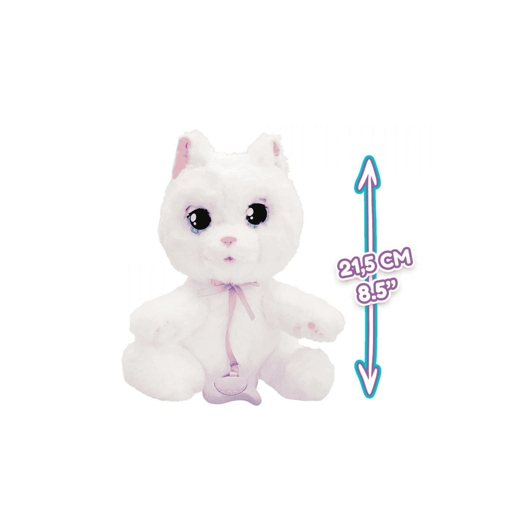Peluche Gato Blanco Baby Paws - Juguete Suave y Tierno - Image 3