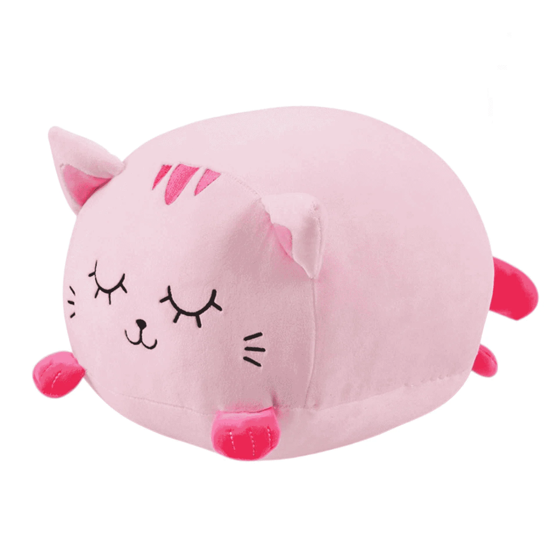 Peluche Gato Rosa Suave
