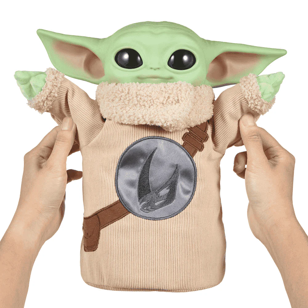 Peluche Grogu Baby Yoda Star Wars interactivo 26 cm con ojos móviles