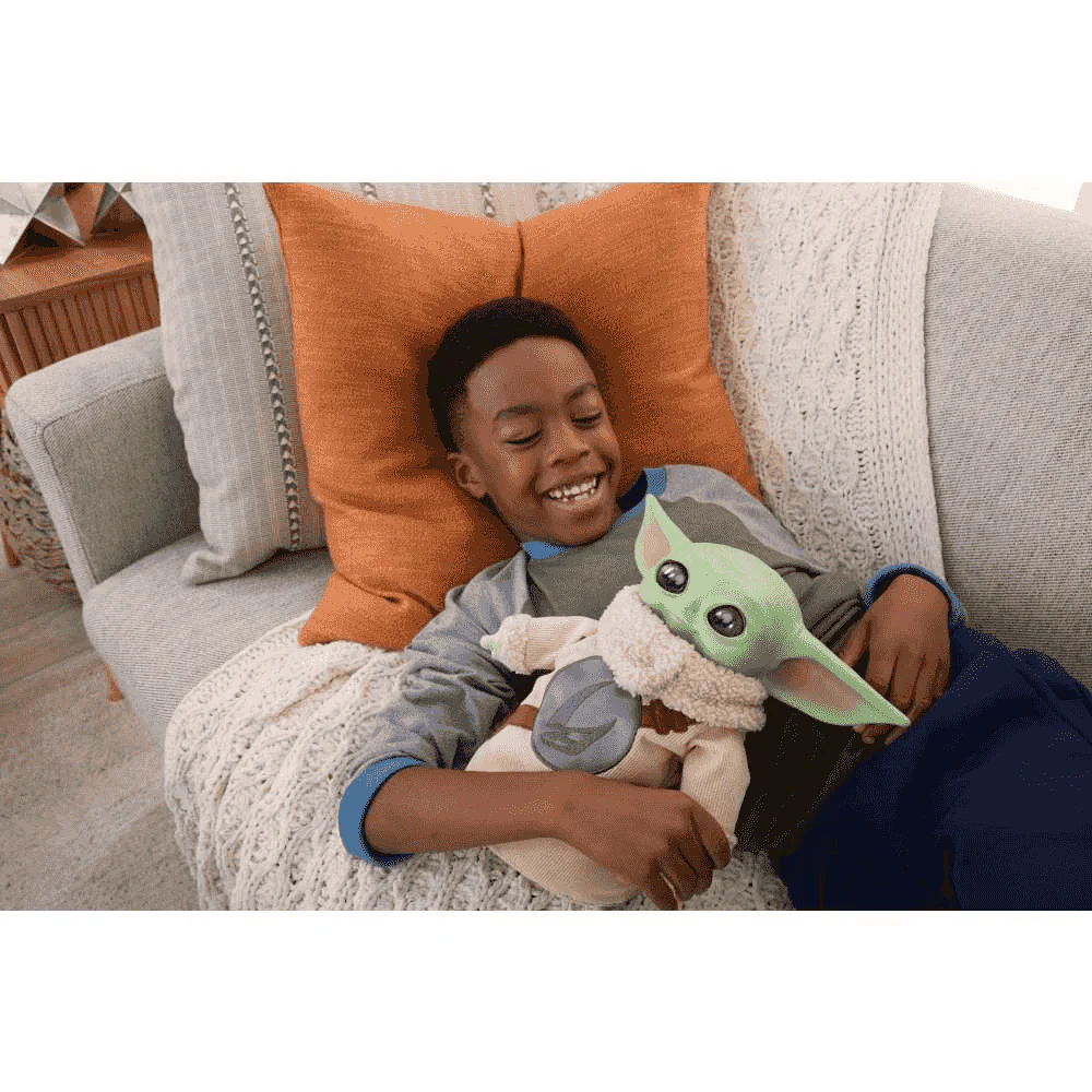Peluche Grogu Baby Yoda Star Wars interactivo 26 cm con ojos móviles - Image 3