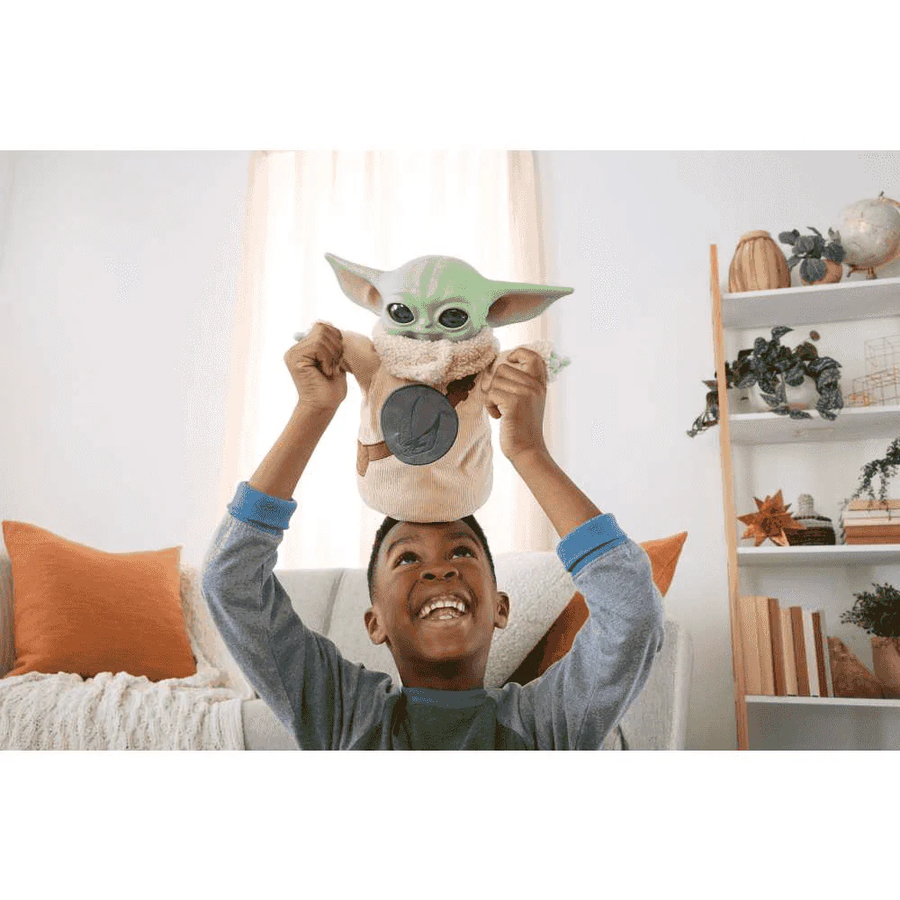 Peluche Grogu Baby Yoda Star Wars interactivo 26 cm con ojos móviles - Image 5