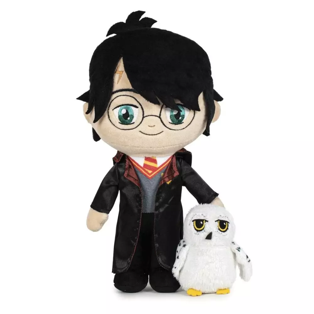 Peluche Harry Potter con Hedwig 29 cm