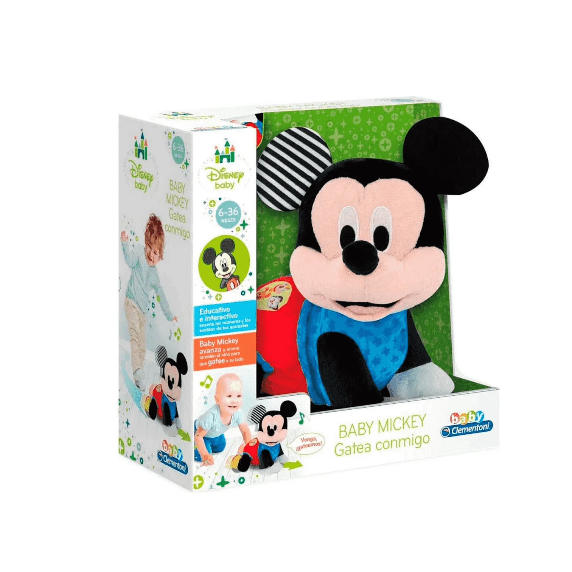 Peluche Interactivo Baby Mickey Gateos
