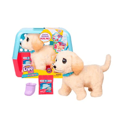 Peluche Interactivo Cooper Little Live Pets Ouchies – Recupera la Patita - Image 2