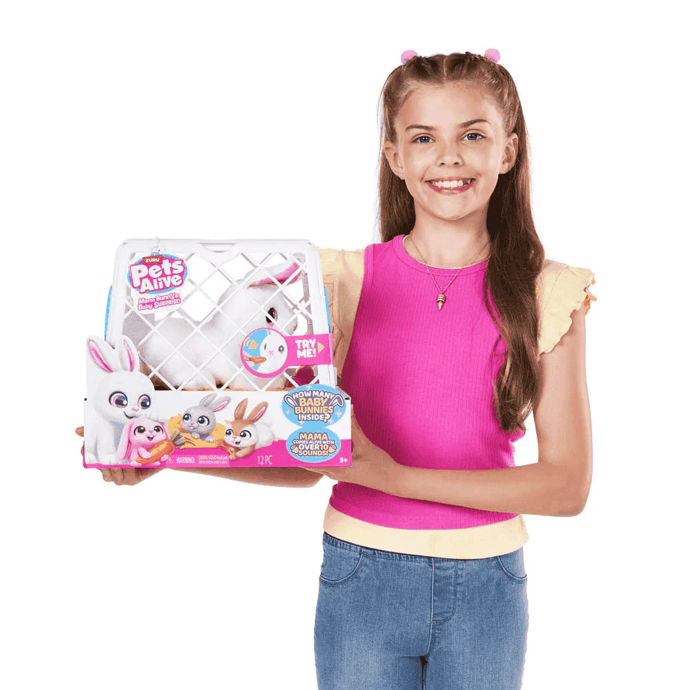 Peluche Interactivo Mama Bunny & Baby Surprise de Pets Alive - Image 9
