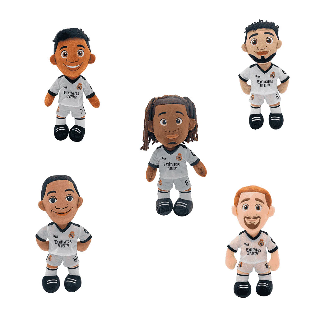 Peluche Jugadores Real Madrid 36 cm Surtidos – RM New Edition