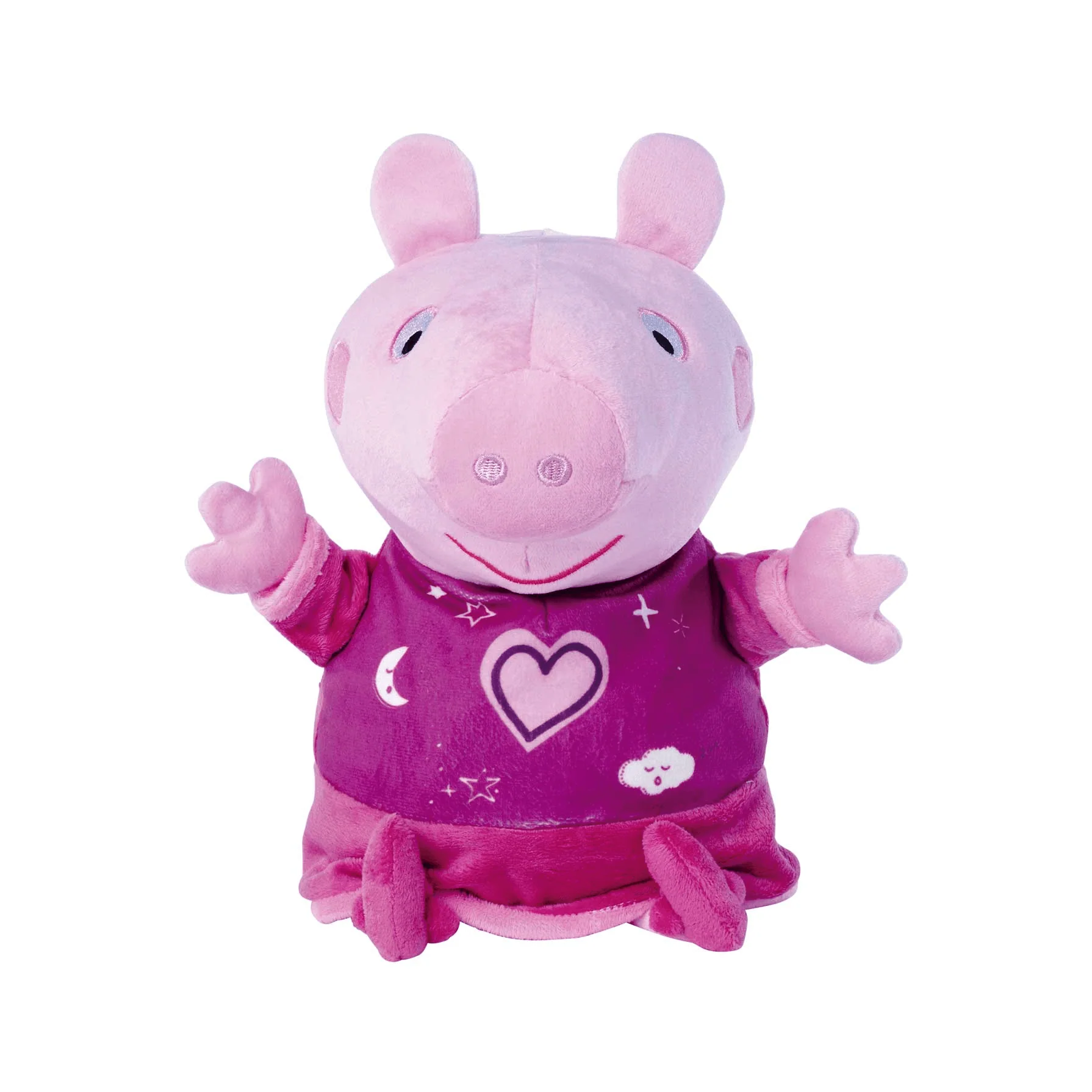 Peluche Peppa Pig Buenas Noches con Luz y Música de Nana