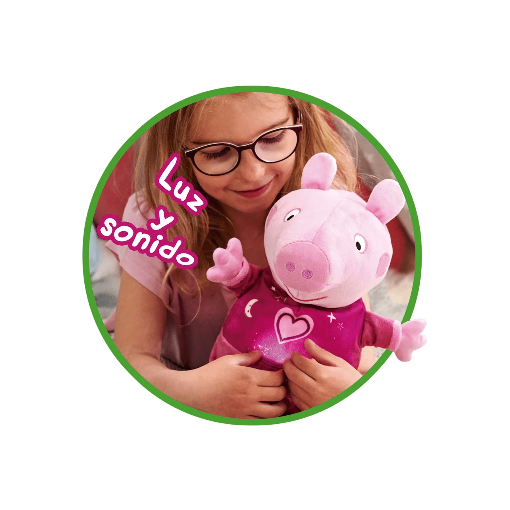 Peluche Peppa Pig Buenas Noches con Luz y Música de Nana - Image 2
