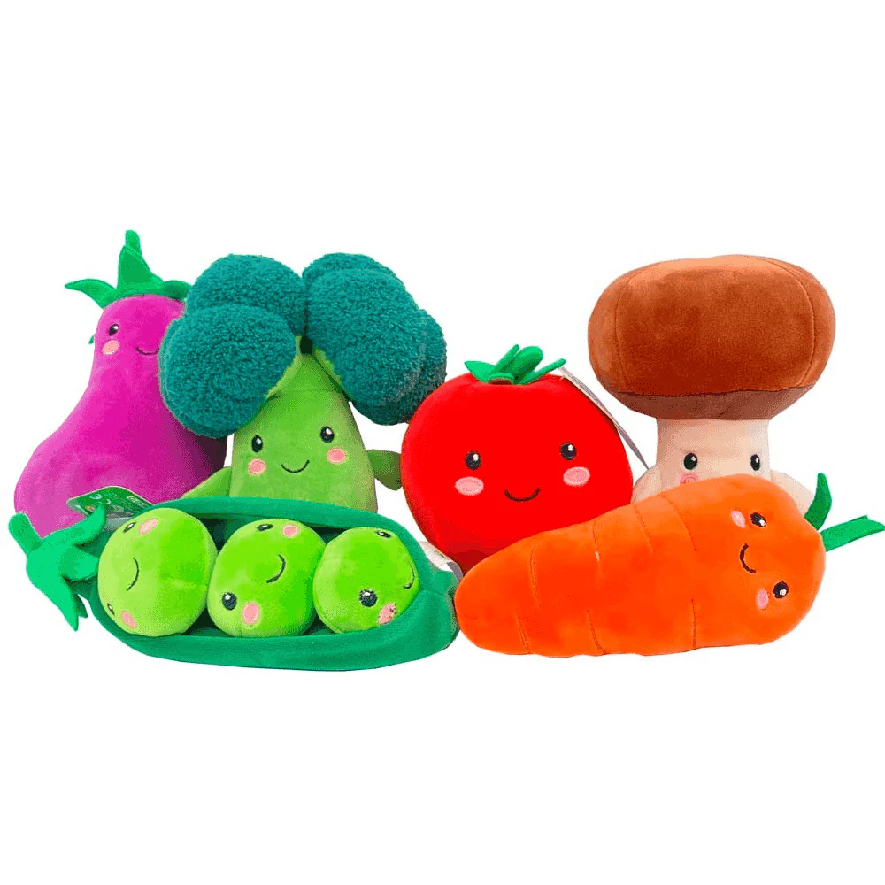 Peluche Verduras y Ensalada 16 cm