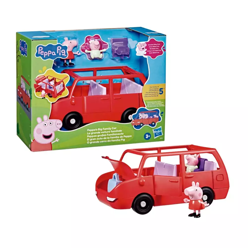 Peppa Pig el Auto Rojo de la Familia