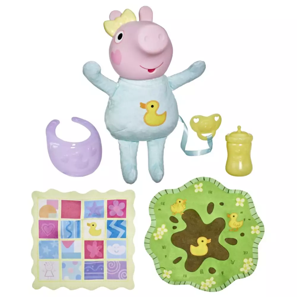 Peppa Pig Evie – Muñeca Interactiva Gruñidos y Abrazos - Image 2