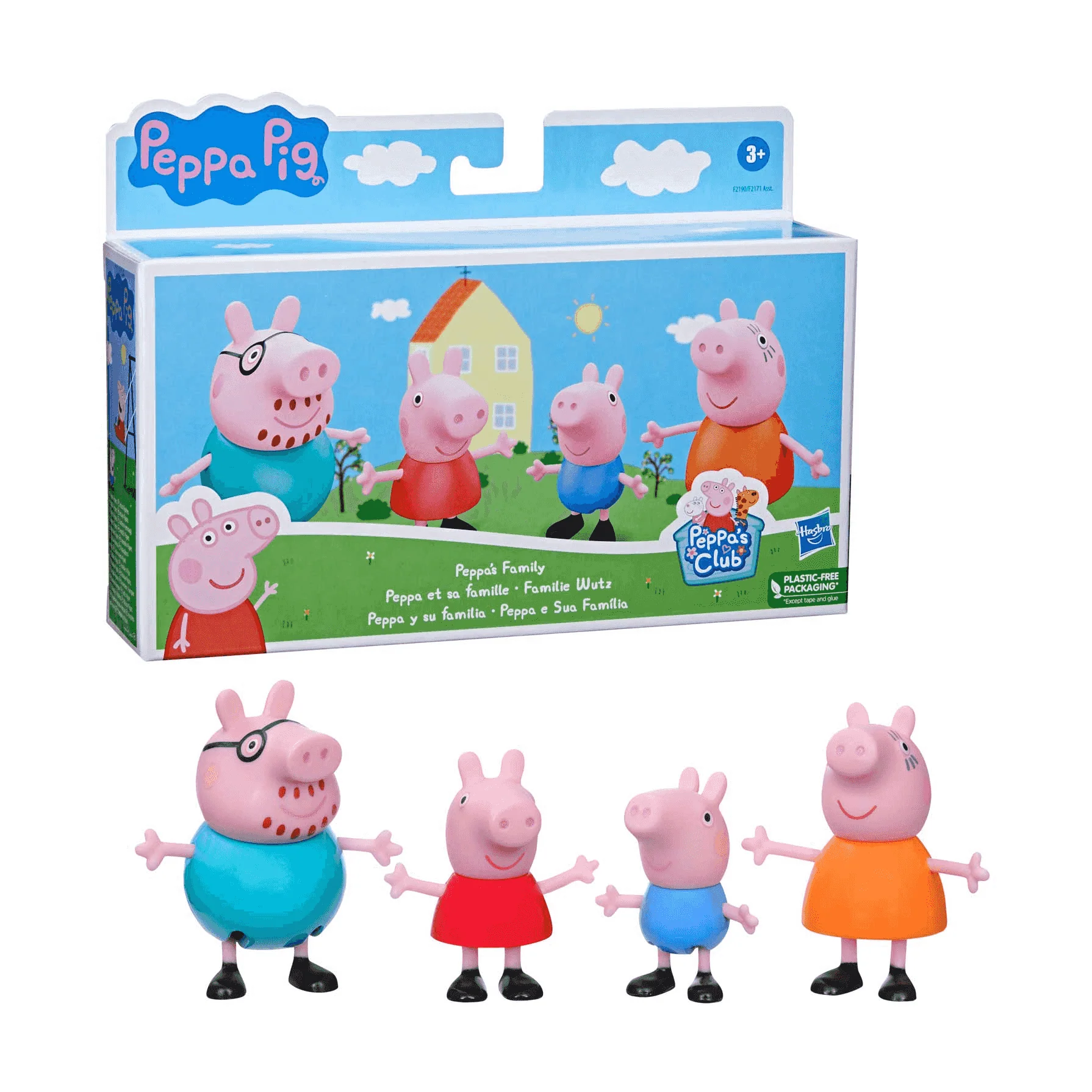 Peppa Pig Familia 4 Figuras Diferentes Packs - Image 3