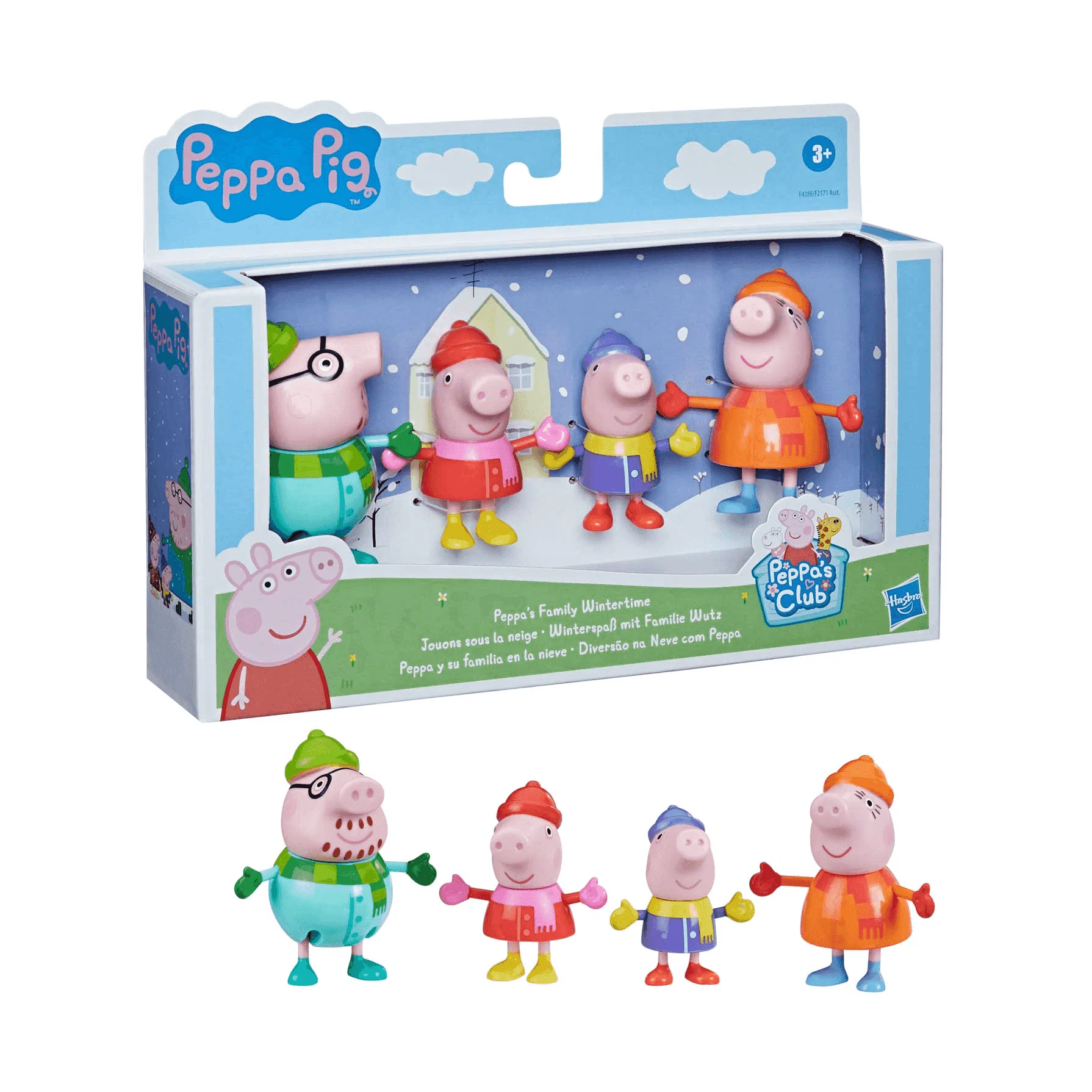 Peppa Pig Familia 4 Figuras Diferentes Packs - Image 4