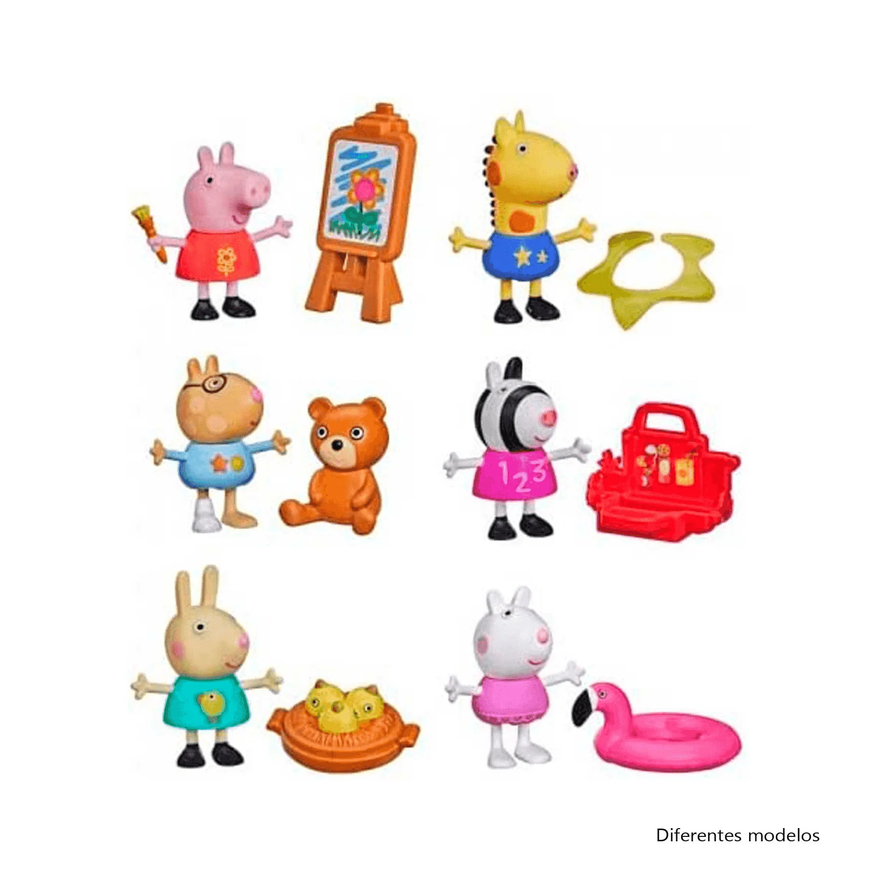 Peppa Pig Figura Peppa y sus Amigos Diferentes Modelos - Image 7