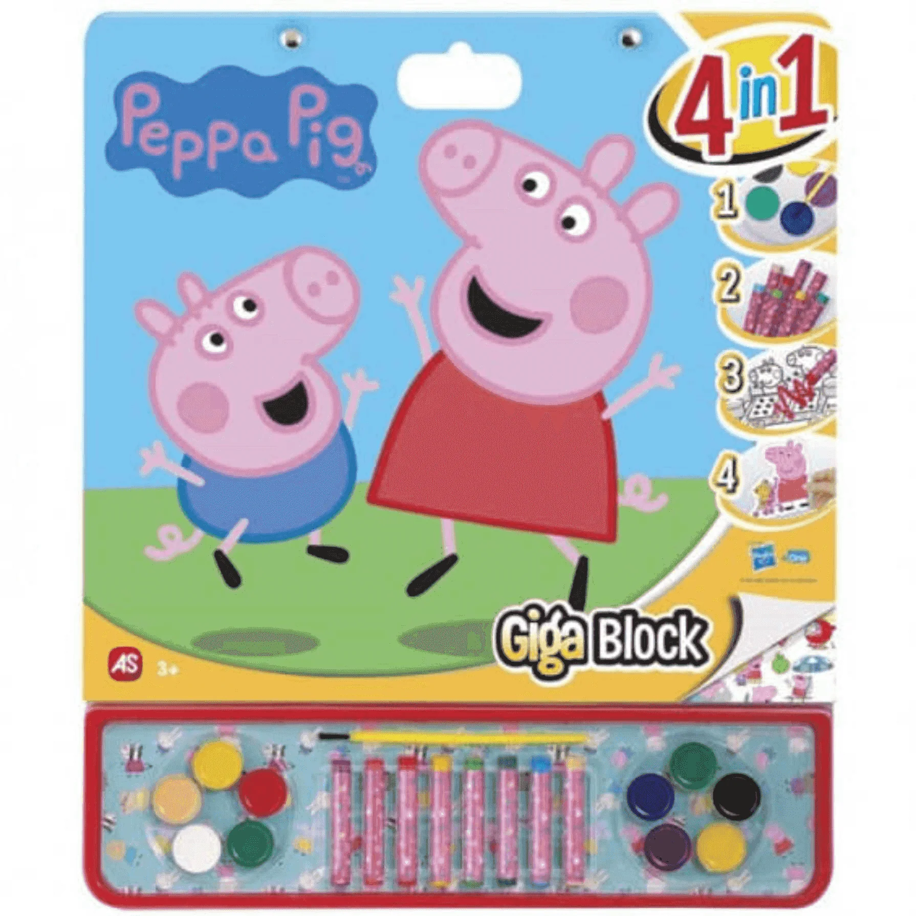 Peppa Pig Libro de colorear Giga Block 4 en 1