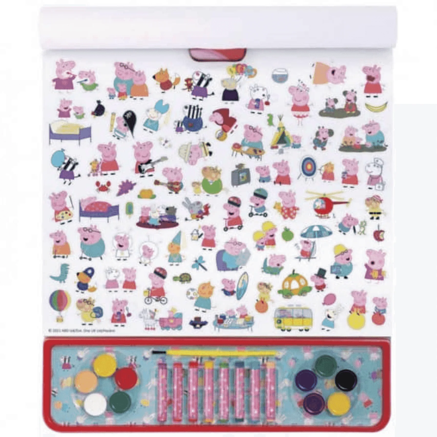 Peppa Pig Libro de colorear Giga Block 4 en 1 - Image 3