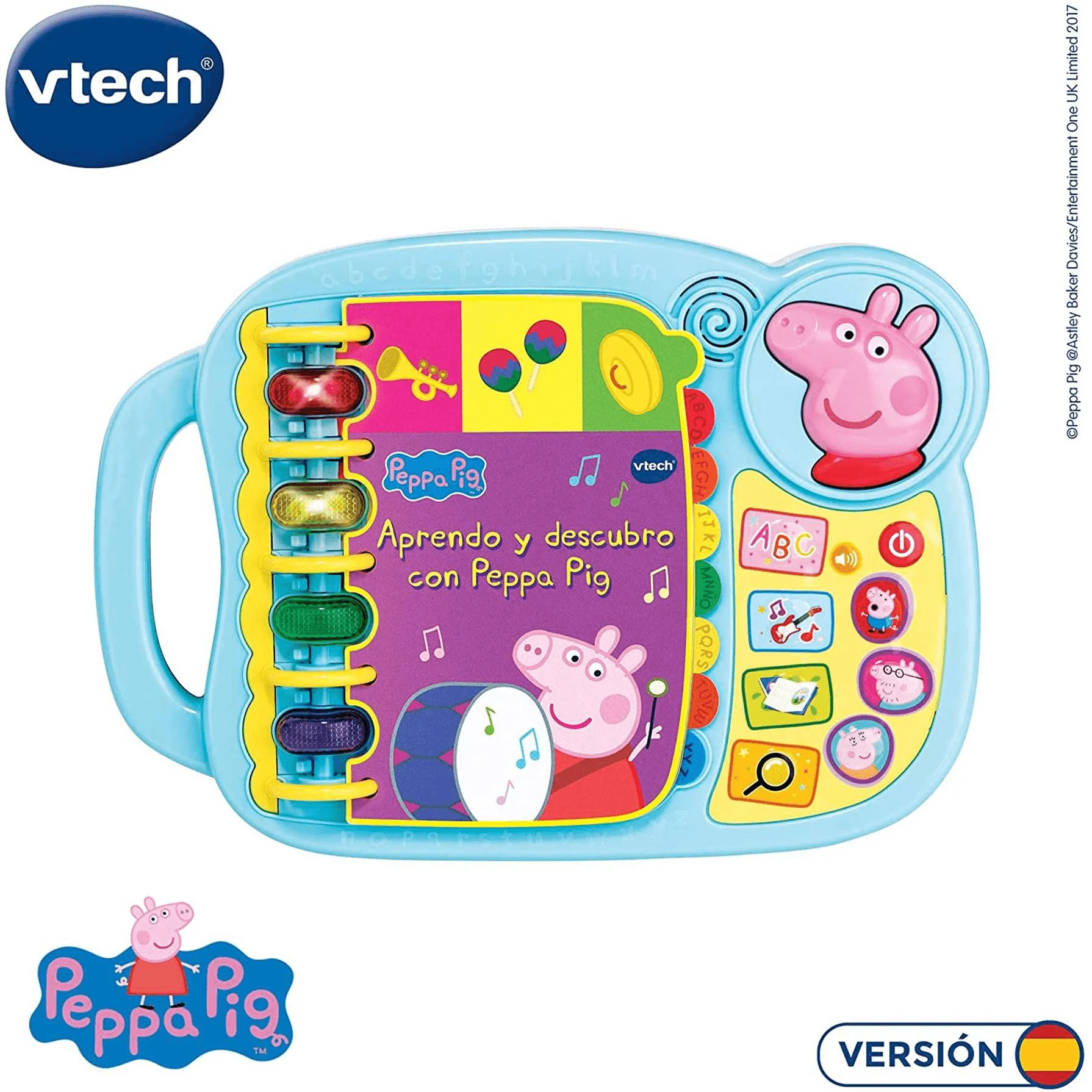 Peppa Pig Libro Electrónico Aprendo y Descubro| Juguete Infantil