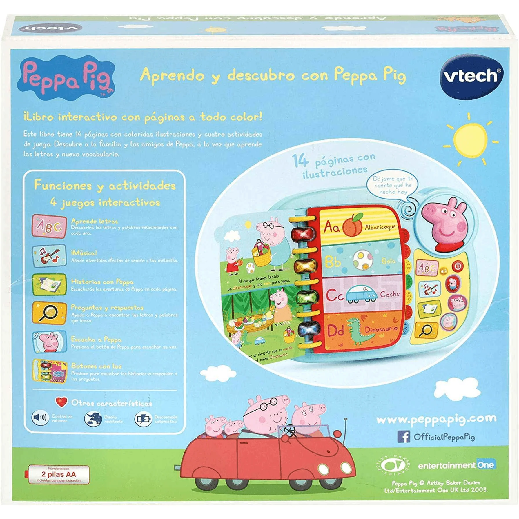 Peppa Pig Libro Electrónico Aprendo y Descubro| Juguete Infantil - Image 5