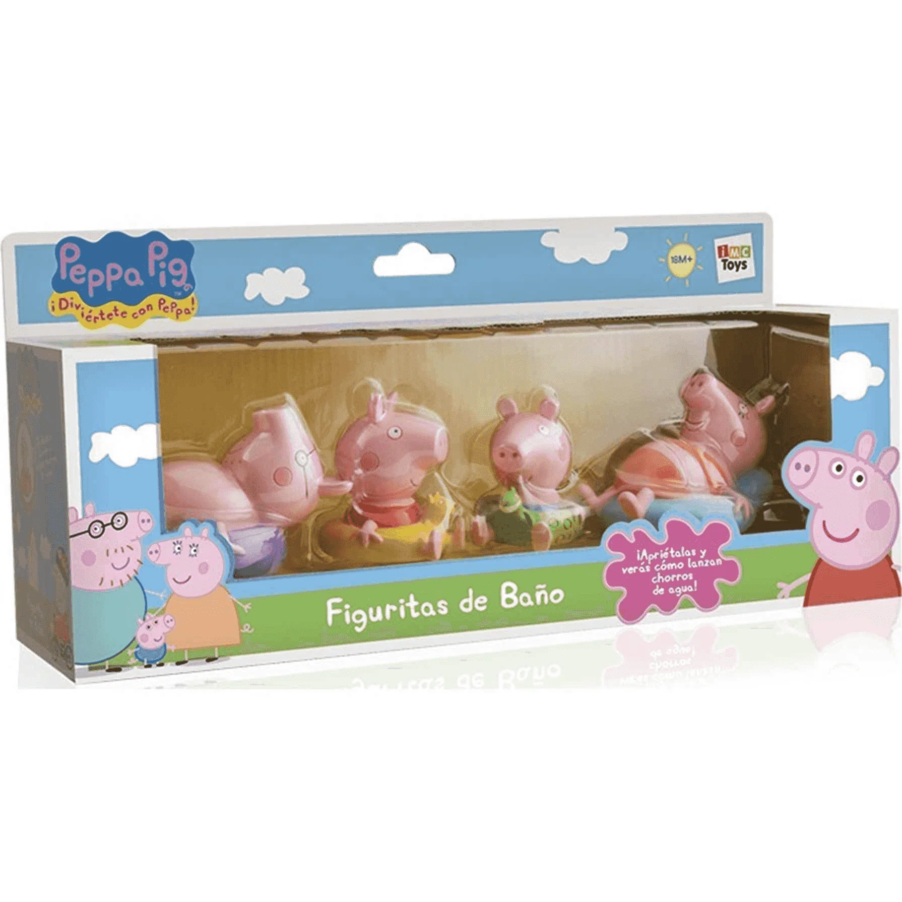 Peppa Pig Pack 4 Figuritas | Juguetes para el baño - Image 4