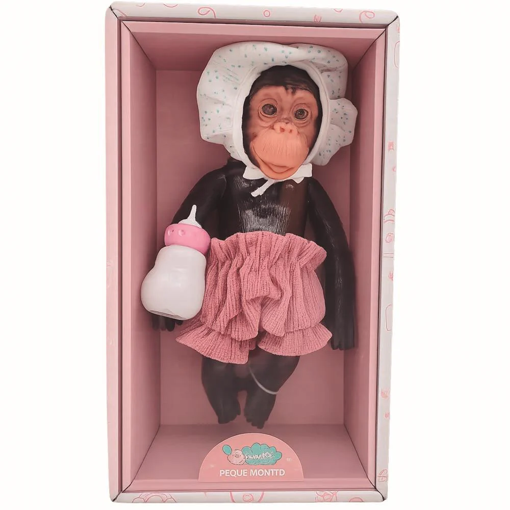Peque Monito Peque BB – Mono Bebé con Ropita y Biberón - Image 6