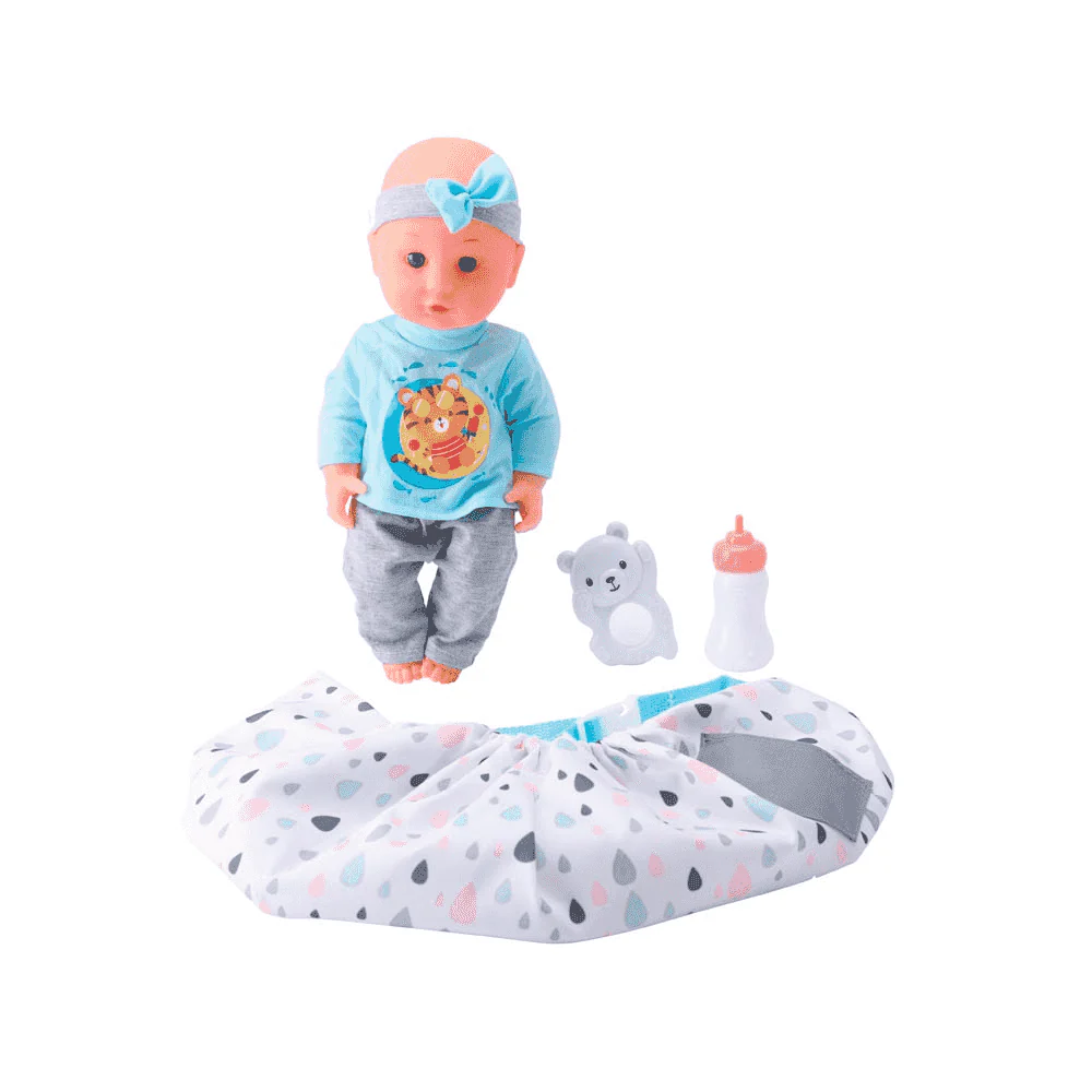PequeBB Muñeca con pañuelo transportín
