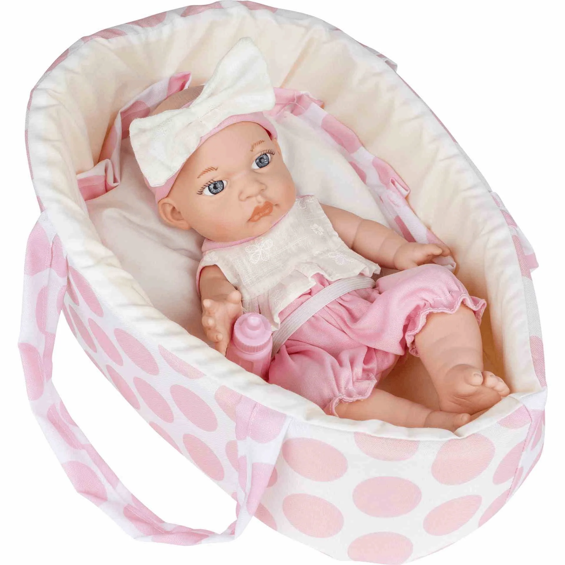 PequeBB | Muñeca de Bebé con Capazo para Jugar y Cuidar