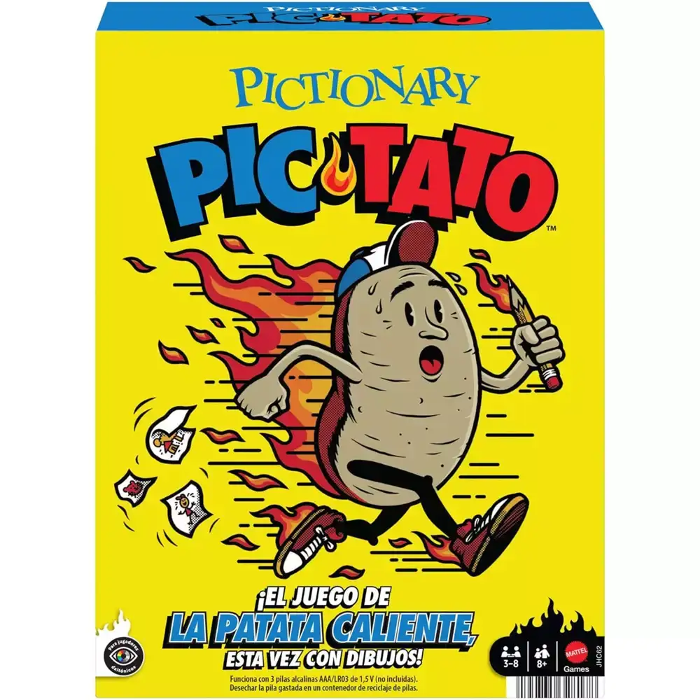 Pictionary Pic-Tato – Juego de la “patata caliente” que habla y pone música (pistas en español) - Image 2