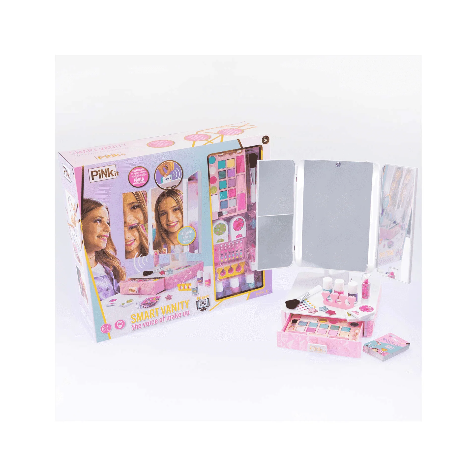 Pink It Espejo Studio Maquillaje Smart