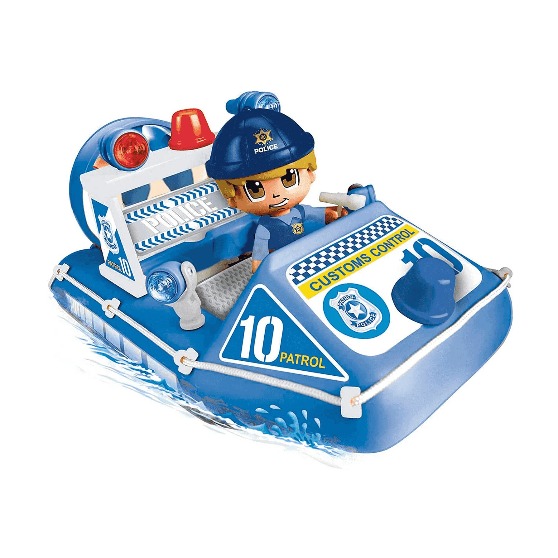 PinyPon Action Lancha de Policía con 1 Figura