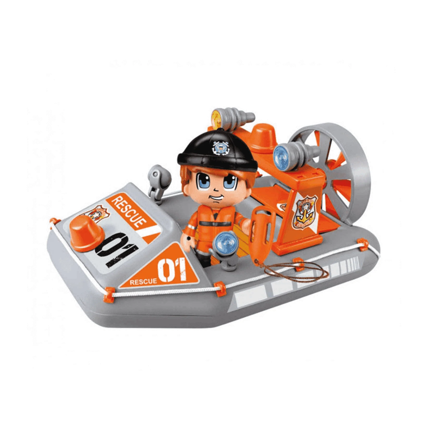 PinyPon Action Lancha de Rescate Con Figura