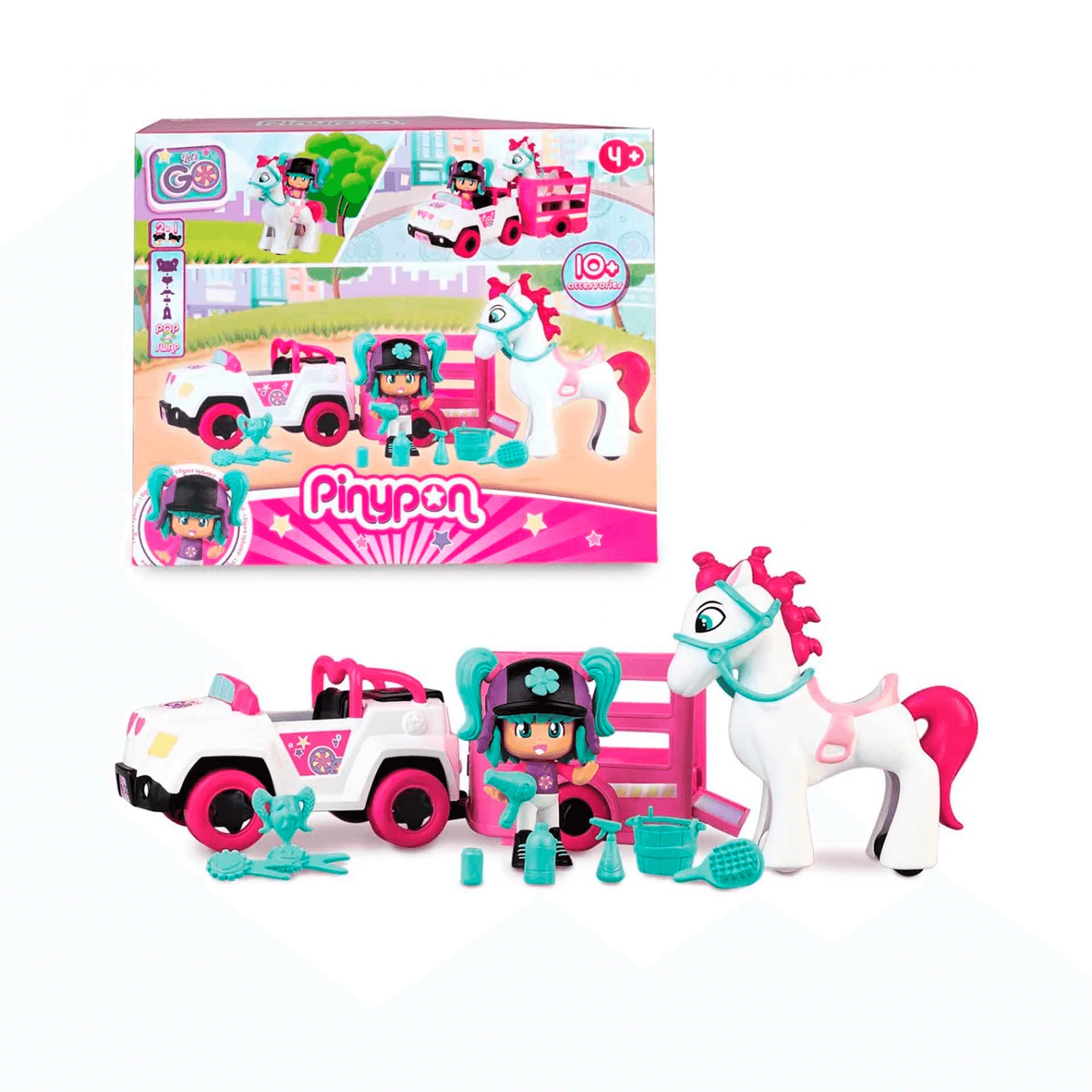 Pinypon Lets Go Remolque Pony