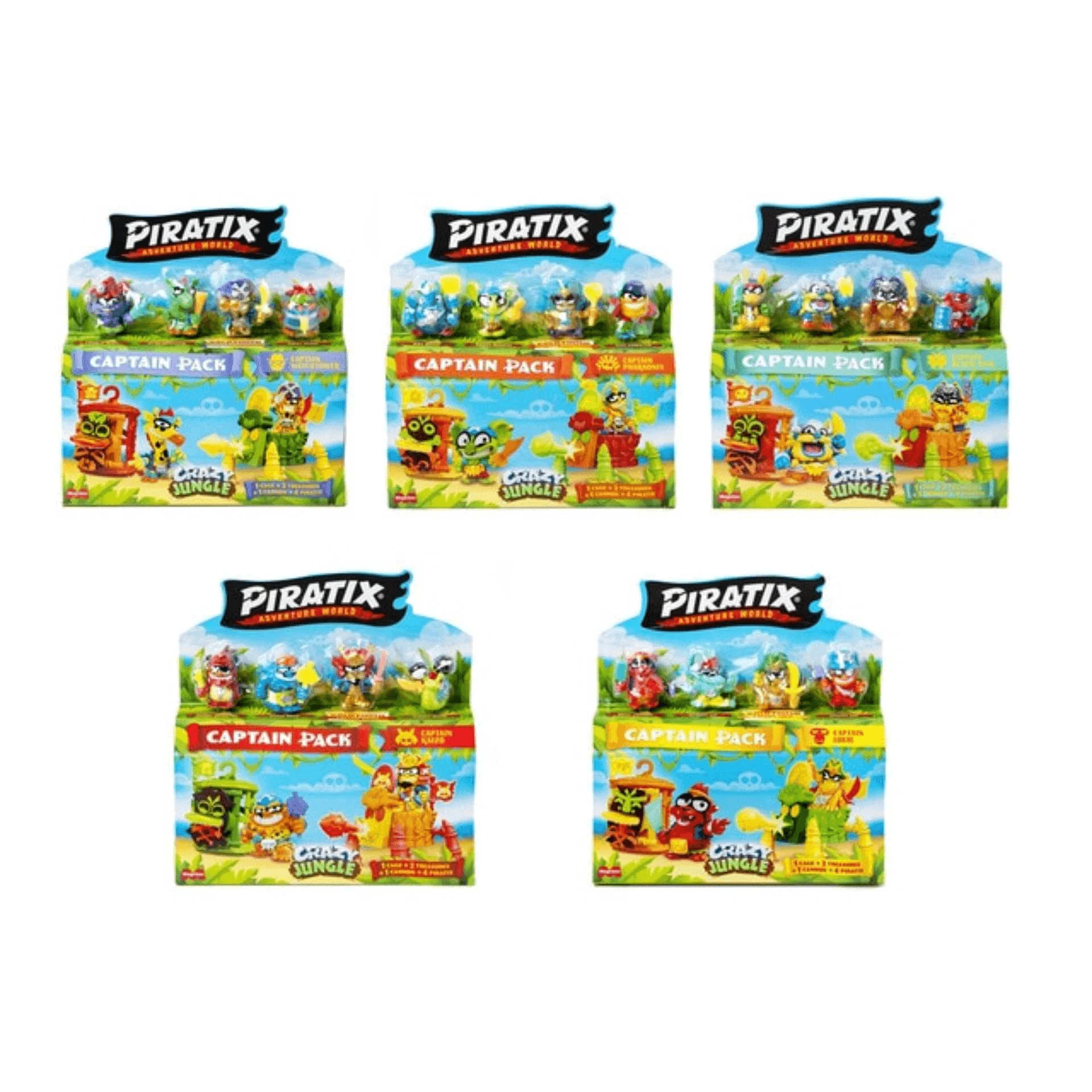 Piratix Crazy Jungle Captain Pack modelos surtidos