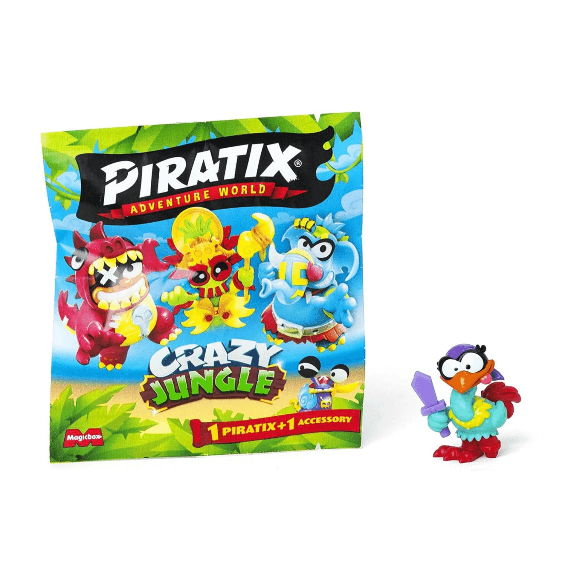 Piratix Crazy Jungle - Sobre con Figura Sorpresa - Image 2