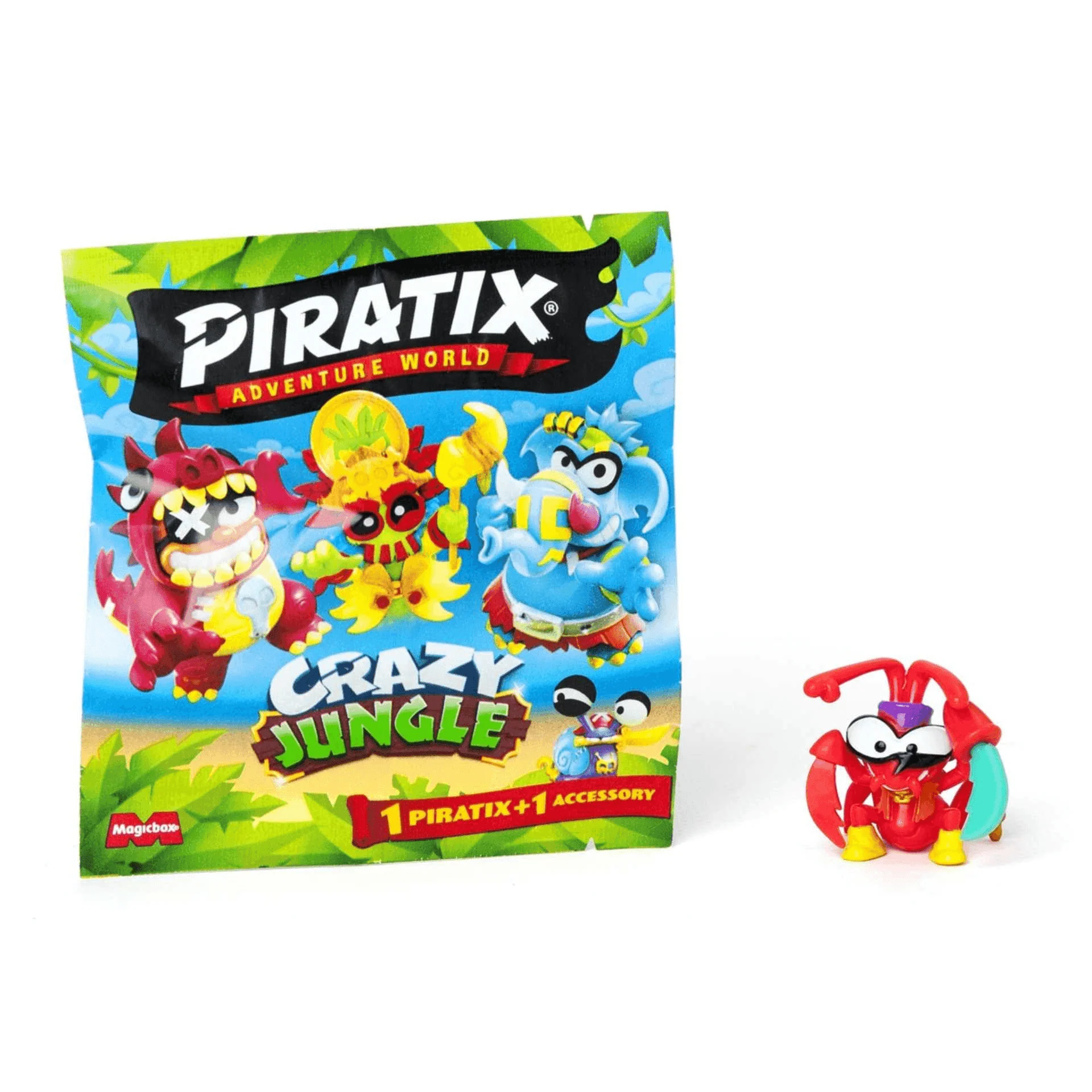 Piratix Crazy Jungle - Sobre con Figura Sorpresa - Image 3