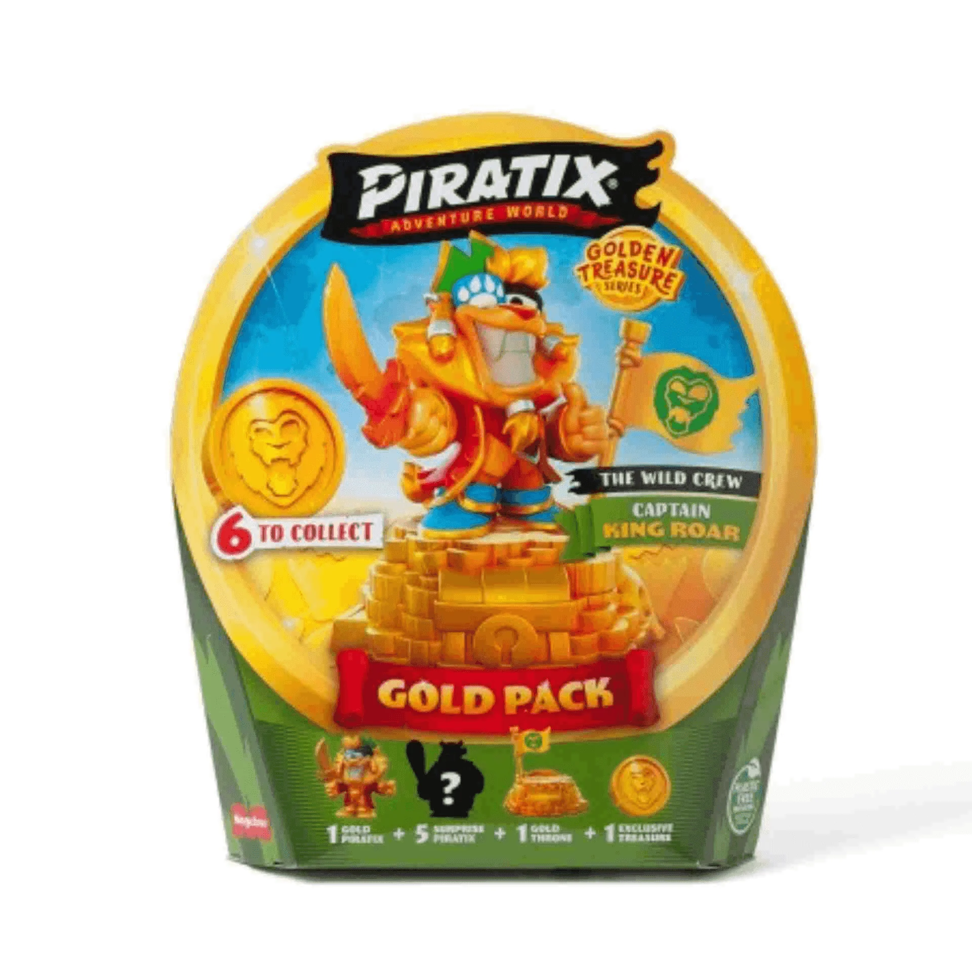 Piratix Gold Treasure Gold Pack King Roar