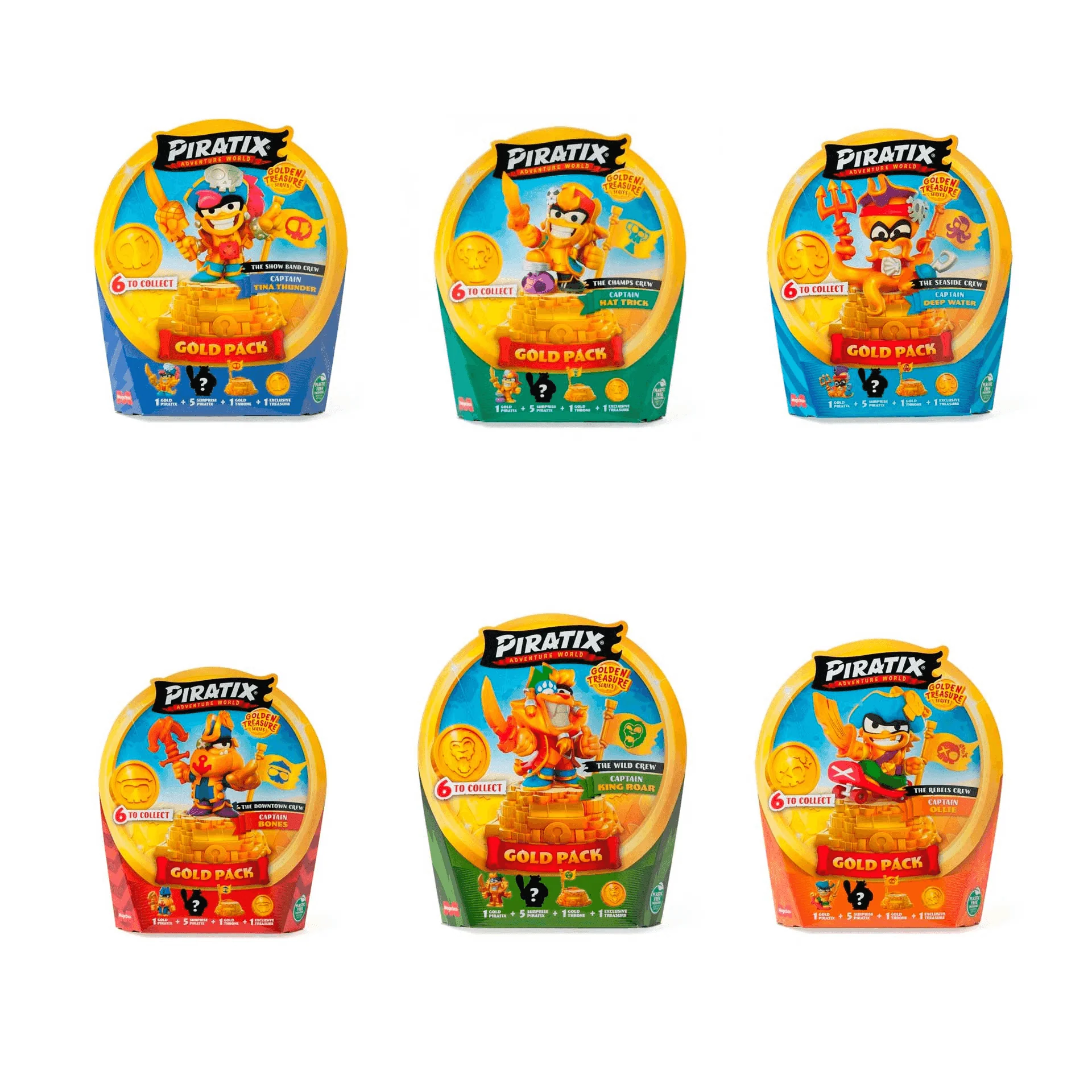 Piratix Golden Treasure Gold Pack