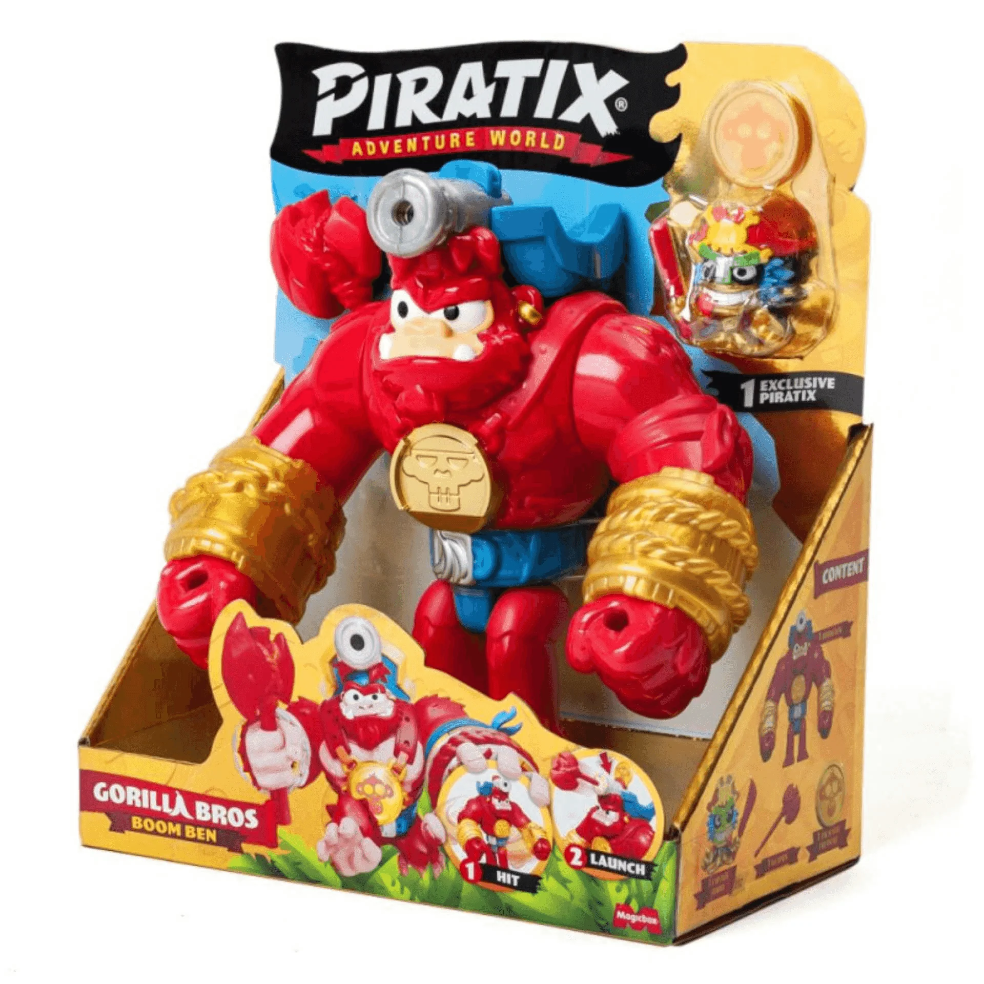 Piratix Gorilla Bros Boom Ben - Figura Articulada - Image 6