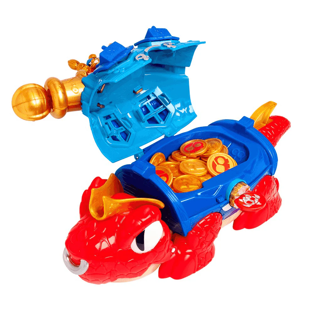 Piratix King Turtle – Tortuga gigante con figura y moneda exclusiva - Image 2