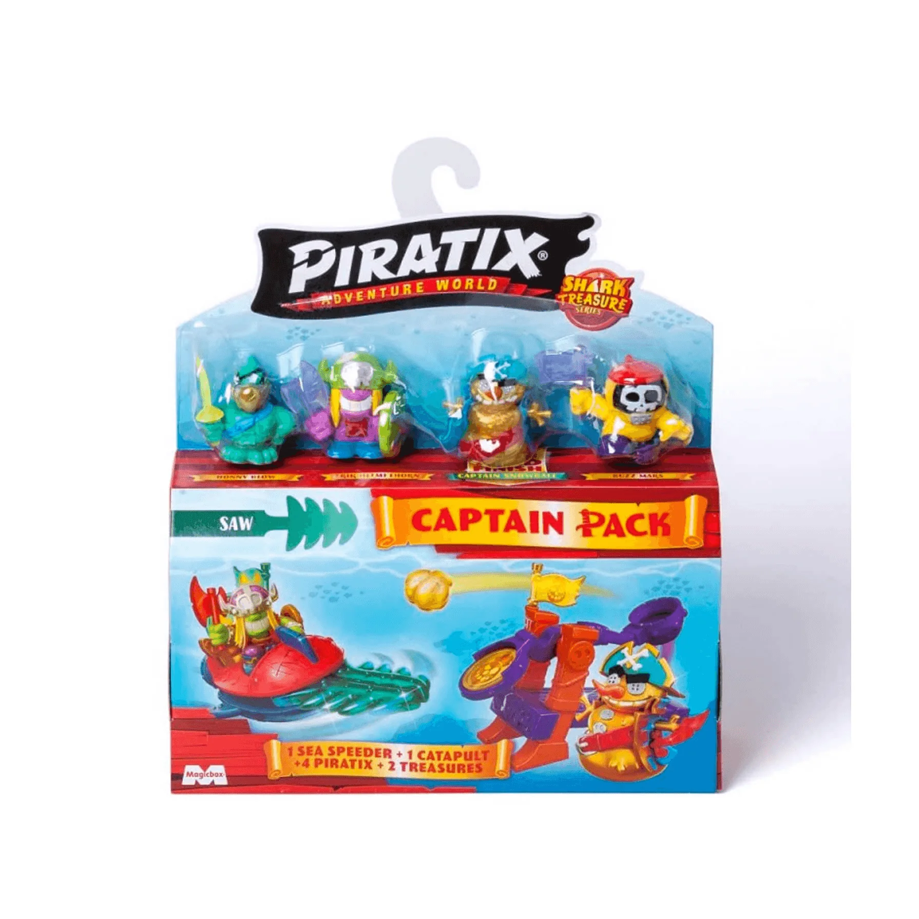 Piratix Shark Treasure Captain Pack: ¡Lidera a los Piratas en la Aventura Definitiva!