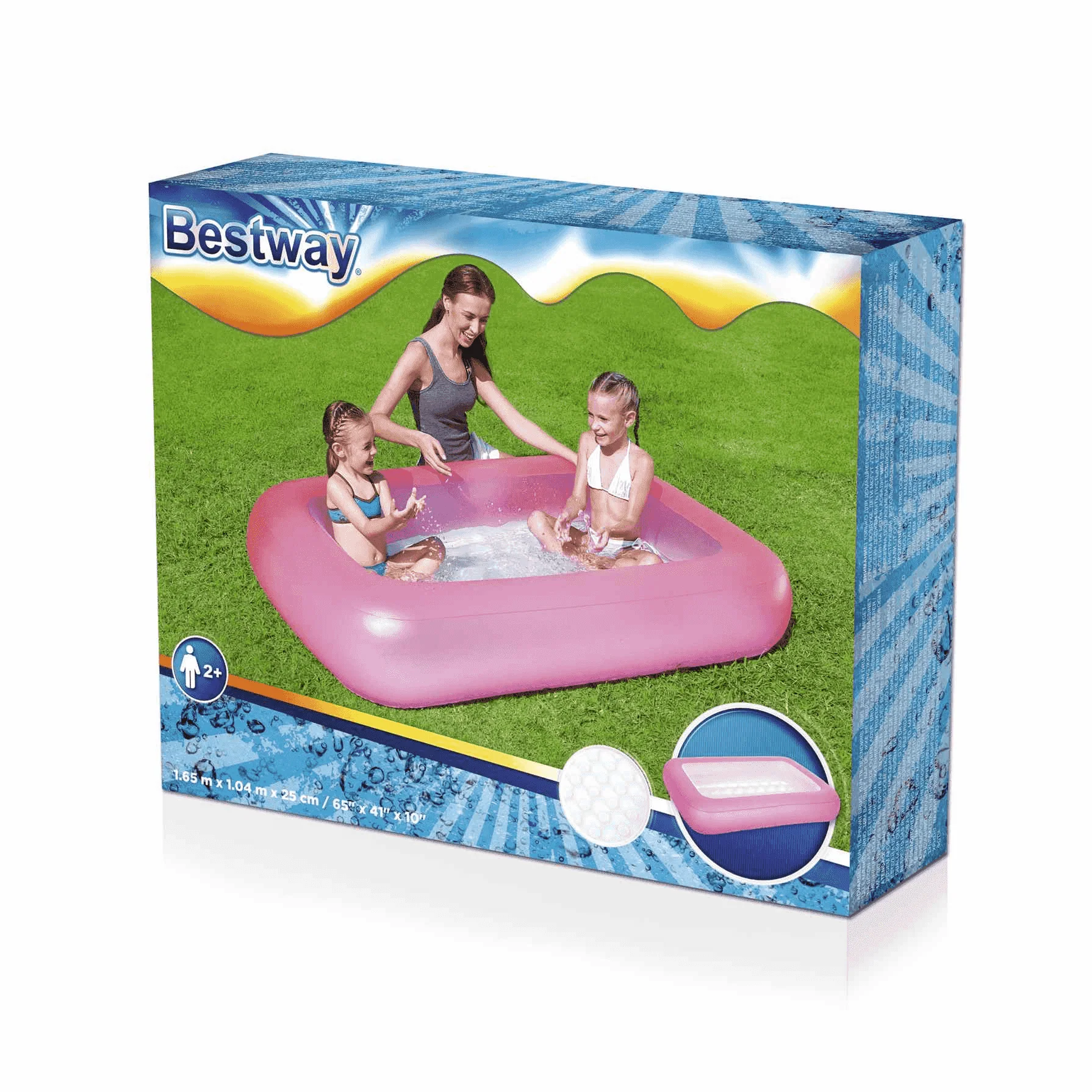 Piscina Aquababes 165x104x25 cm - Image 4