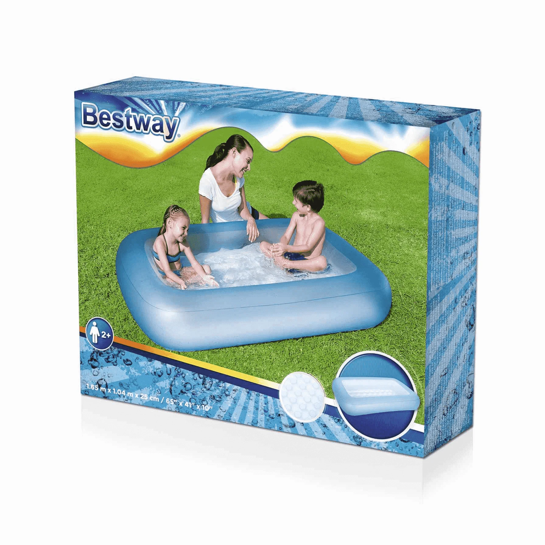 Piscina Aquababes 165x104x25 cm - Image 5