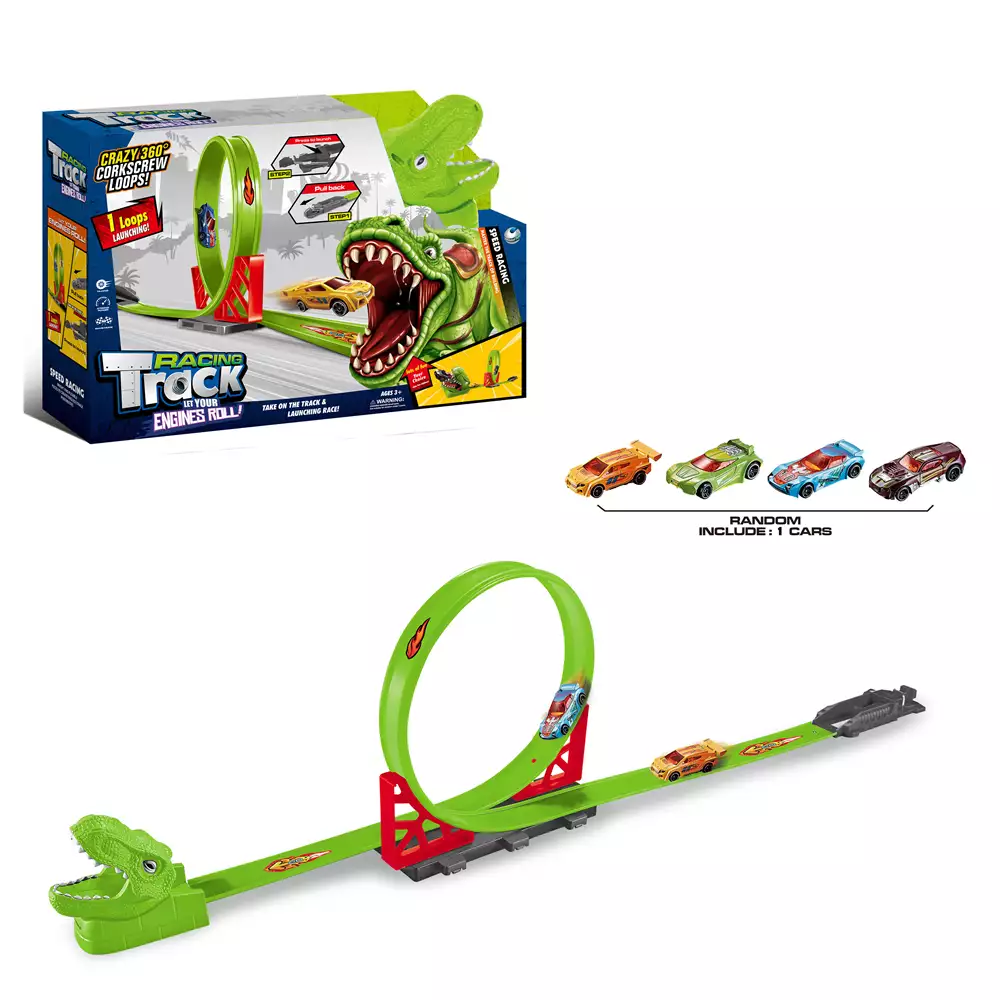 Pista Dino Racing Track con Loop 360º