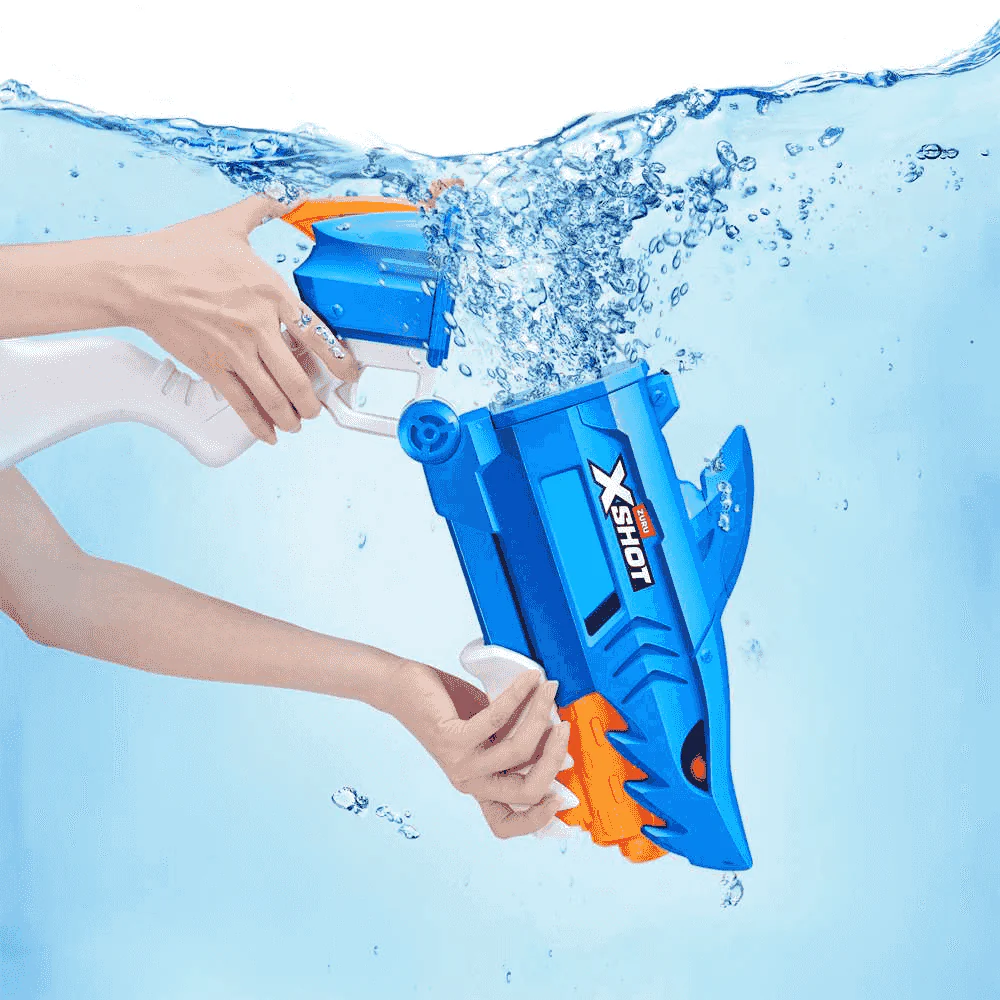 Pistola de Agua XShot Fast Fill Shark – Ataque tiburón con recarga rápida | ZURU - Image 4