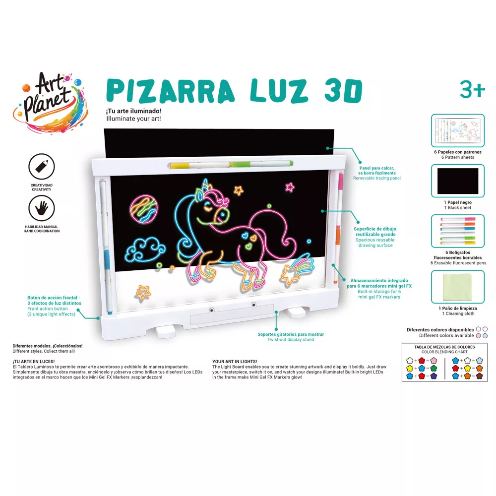 Pizarra Luz 3D Art Planet - Image 3