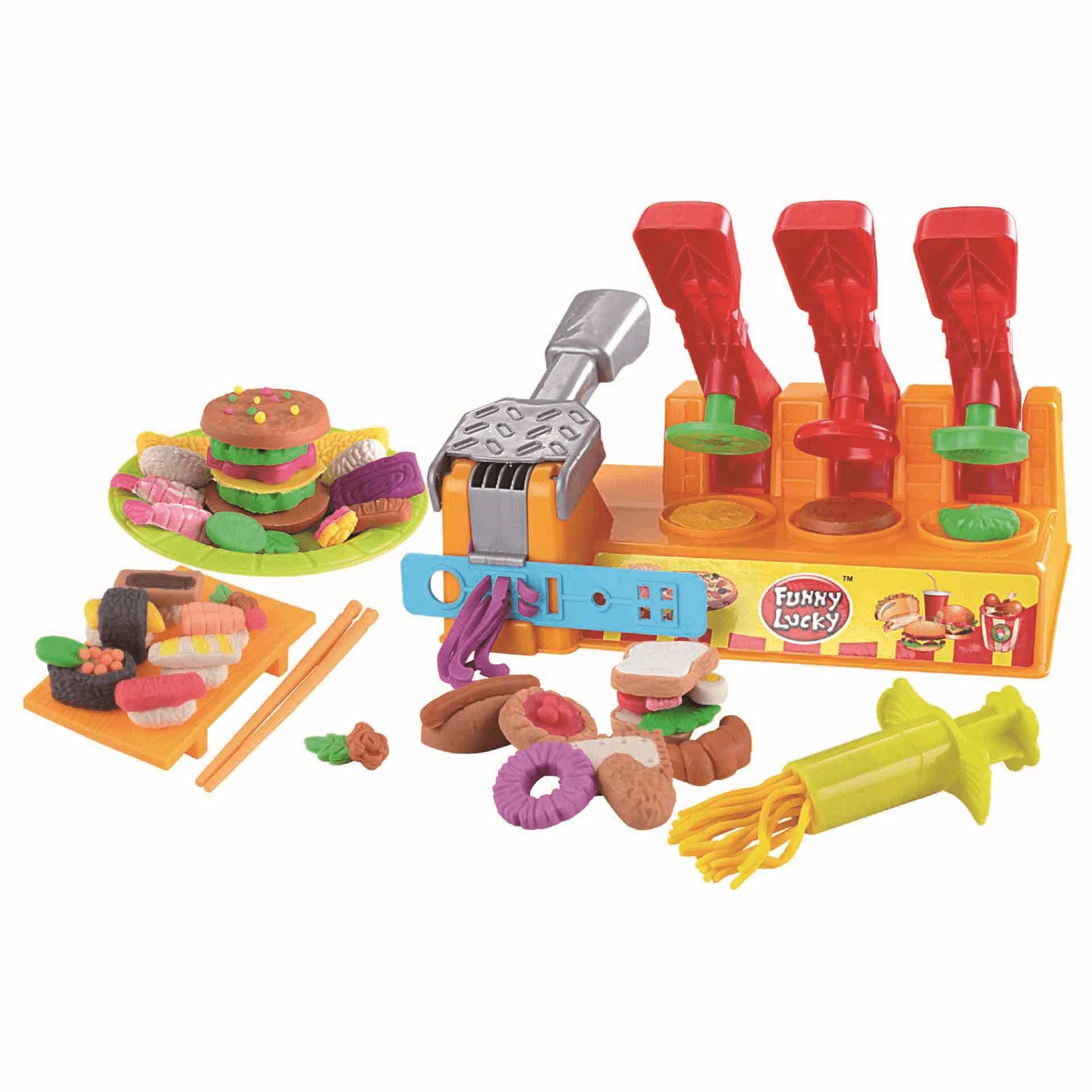 Plastiburguer Art Planet - Juguete de Cocina con Plastilina
